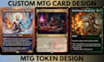 create custom mtg card design tcg alter art commander magic the gathering set