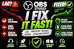 fix obs studio lag dropped frames audio and stream issues