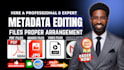 do metadata editing, bulk file fixing, image, video, audio, data extraction