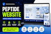 build peptide website research peptide store woocommerce website