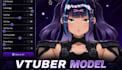 rig vtuber model with facial tracking blendshapes and vrm unity setup