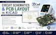 design circuit schematics and pcb layout in kicad for medical electronics device