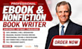 write ebook ghostwriter ghost book writer nonfiction amazon KDP book writer