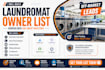 build a laundromat, laundry and dry cleaner owner database