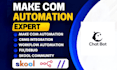 fix make com, setup make come automation, make automation, make expert, skool