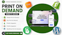 build a wordpress etsy print on demand store with printful printify