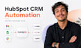 automate hubspot crm workflows with n8n, zapier make