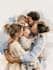 create a watercolor family portrait