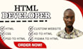 convert figma to html psd to html xd to html sketch to HTML conversion