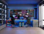 sketchup interior 3d model, modern gaming room design,bedroom layout cgi render
