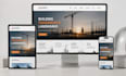 design construction company website contractor, builder engineering firm