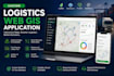 develop a logistics web gis application