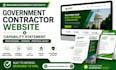 design a government contract website and capability statement