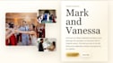 build a modern aesthetic digital wedding website