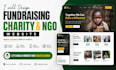 design fundraising website, charity website, donation website, ngo website