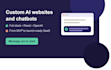 build ai websites, apps and custom chatbots