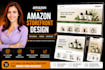 design amazon storefront  amazon brand store and custom amazon storefront pages