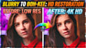 enhance and upscale blurry photos