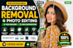 professionally remove background from images and edit photos