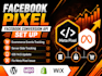 fix or setup facebook pixel conversion API, ga4 server side tracking and capi