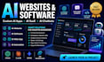 develop ai website, custom website development, ai saas webiste designing