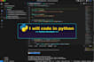code python scripts, programs and web applications