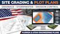 site grading plot plan and drainage and stormwater erosion control florida utah