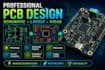 do pcb design schematic layout, electronics, embedded boards, footprint in kicad
