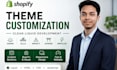 customize your shopify theme, custom code, fix bugs and add sections