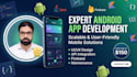 develop native android app using java with firebase api