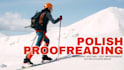 proofread and edit polish texts
