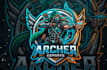design modern style for archer e sport mascot logo with express delivery