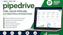 set up pipedrive CRM, sales pipeline, automation and integrations