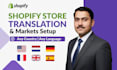 setup shopify markets and translate your store into any language