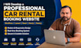 develop a professional car rental booking website with admin panel
