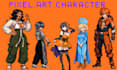 create custom pixel art character, game sprite, rpg  character and nft pixel art