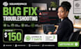 do squarespace bug fix troubleshooting and give quick squarespace help