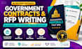 write government contract, bid proposal, rfp response and grant application