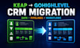 migrate your CRM from keap to gohighlevel without losing data