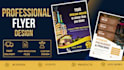 design professional flyer, poster in canva