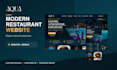 build a modern responsive website for restaurants and bars