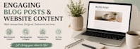 write engaging blog posts and website content