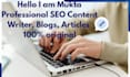 write SEO blog article content with keyword research