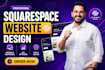 design squarespace website or redesign squarespace, professional web development
