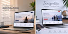 design a professional wix immigration consultant website