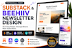 substack account substack graphics newsletter design substack beehiiv newsletter