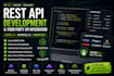 develop custom rest api and webhook integration in node js express