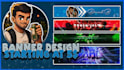 design a professional youtube and twitch banner