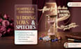 write your best man speech, maid of honor speech or vows