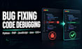 debug and fix bugs in your code